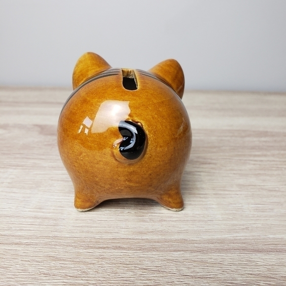 𝅺Vintage Mini Handpainted Piggy Bank - Picture 3 of 11